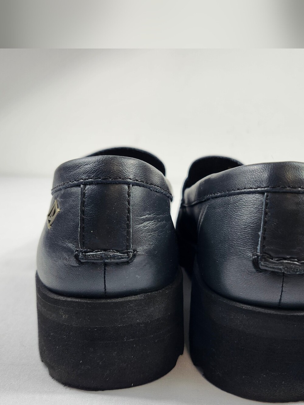 Sperry Women's 10 M Black Leather Penny Loafers Liteweight Casual Shoes - Picture 5 of 9